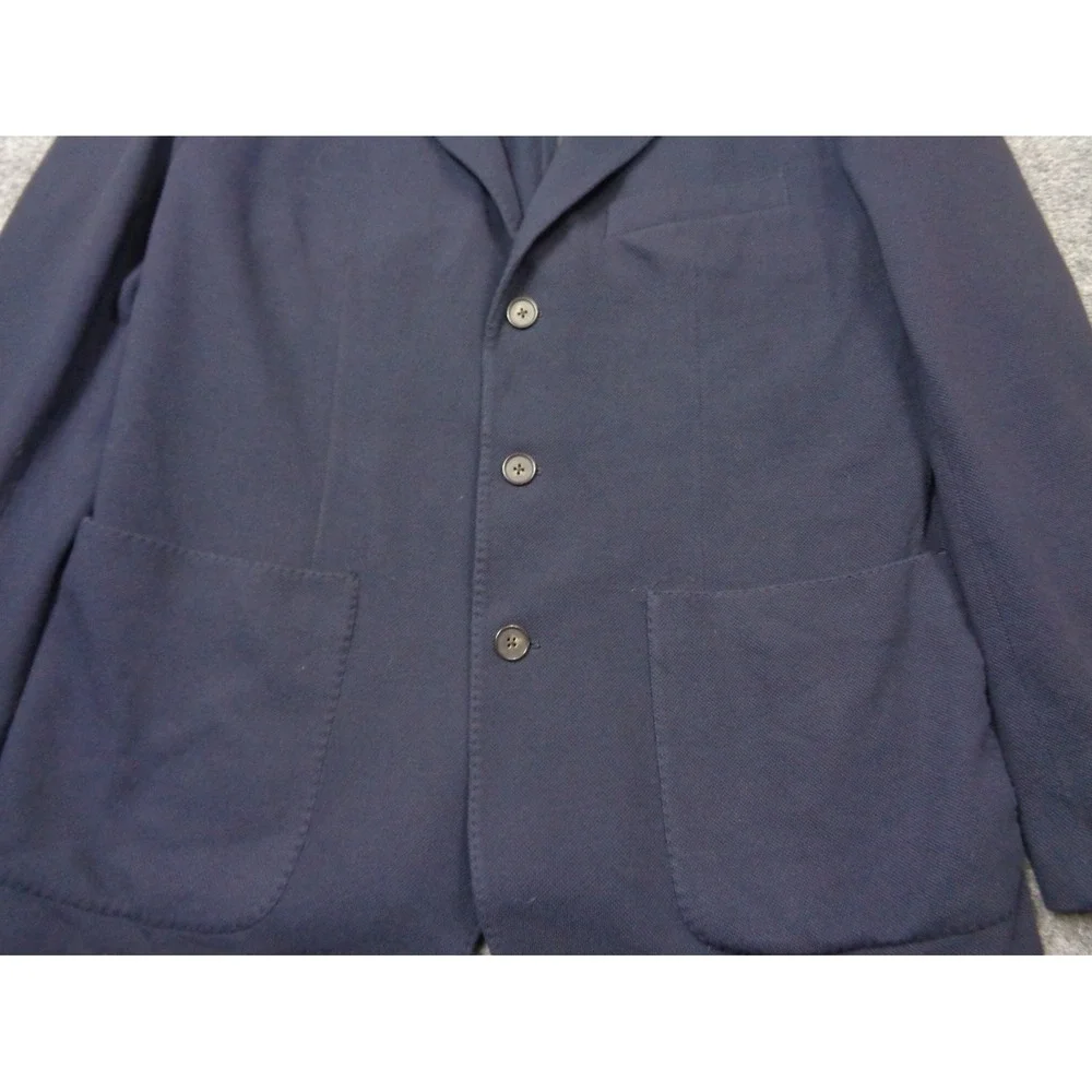 Wills Rosedale Blazer Mens 42R Blue Unstructured Surgeon Cuff Huckberry